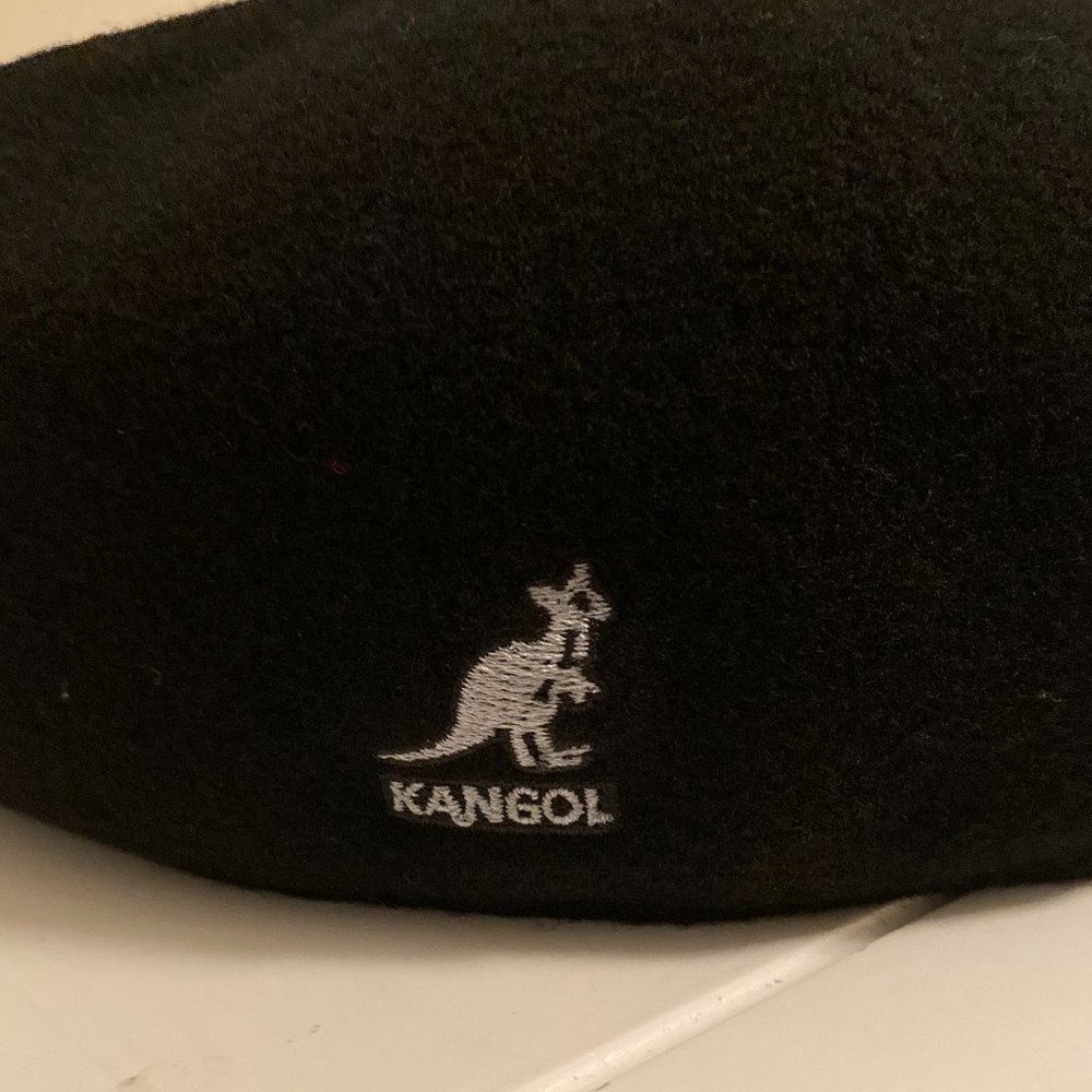 Kangol wool 504 old newsboy's hat, XL black